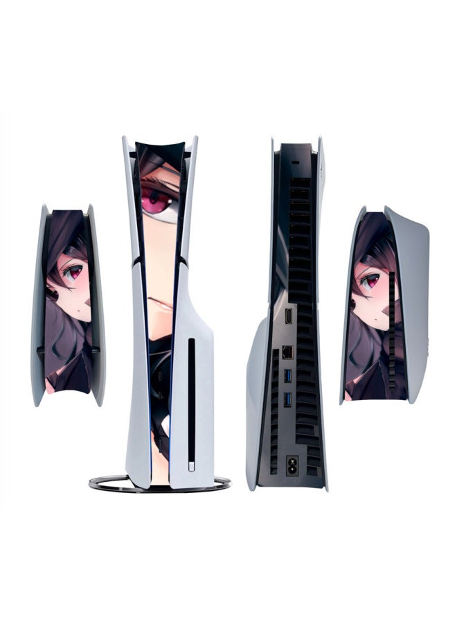 General Ps5 Slim Sticker Thin Machine Middle Sticker Host Sticker Host Sticker Side Middle Sticker Full-Color:137755  - Image 4