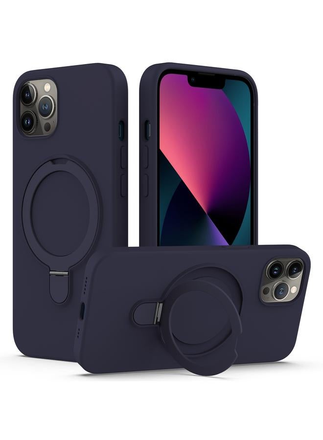 Zaboon Case For iPhone 12 Pro Liquid Silicone MagSafe Magnetic Phone Case with Ring Holder - Image 1