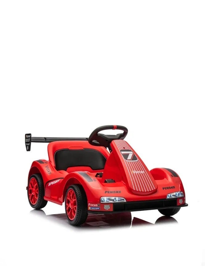 Rally Kids Electric Ride-On Racing Car – 4-Wheel Design with Remote Control, Rechargeable Battery & Front and Rear LED Lights for Safe and Fun Driving - Image 2