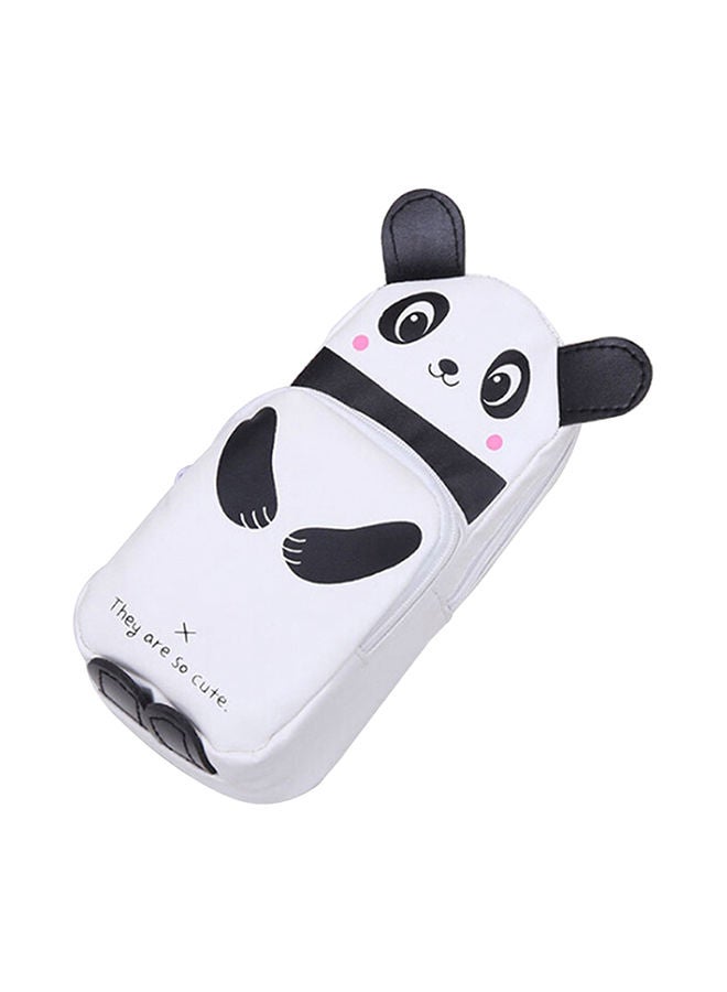 NIBEMINENT Cute Cartoon Animals Pencil Bag Black/White
