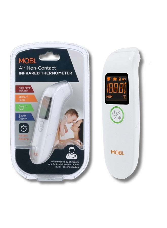 MOBI Air Non-Contact Forehead Thermometer w/Integrated Distance Sensor, Smart Medication Reminder & Memory Recall, Fever Thermometer, Forehead Thermometer, Digital Baby Thermometer, Body Temperature - Image 2