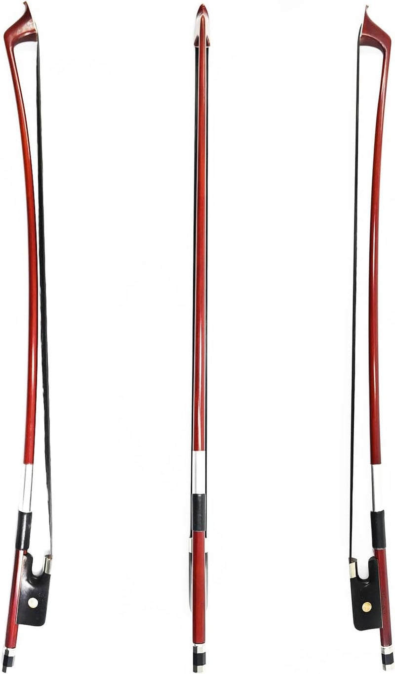 VINGOBOW Brazilwood French Style Double Bass Bow 3/4 Size Well-handmade Deep and Powerful Sound - Image 5