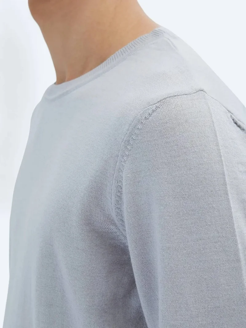 كيب سترة رمادية فاتحة