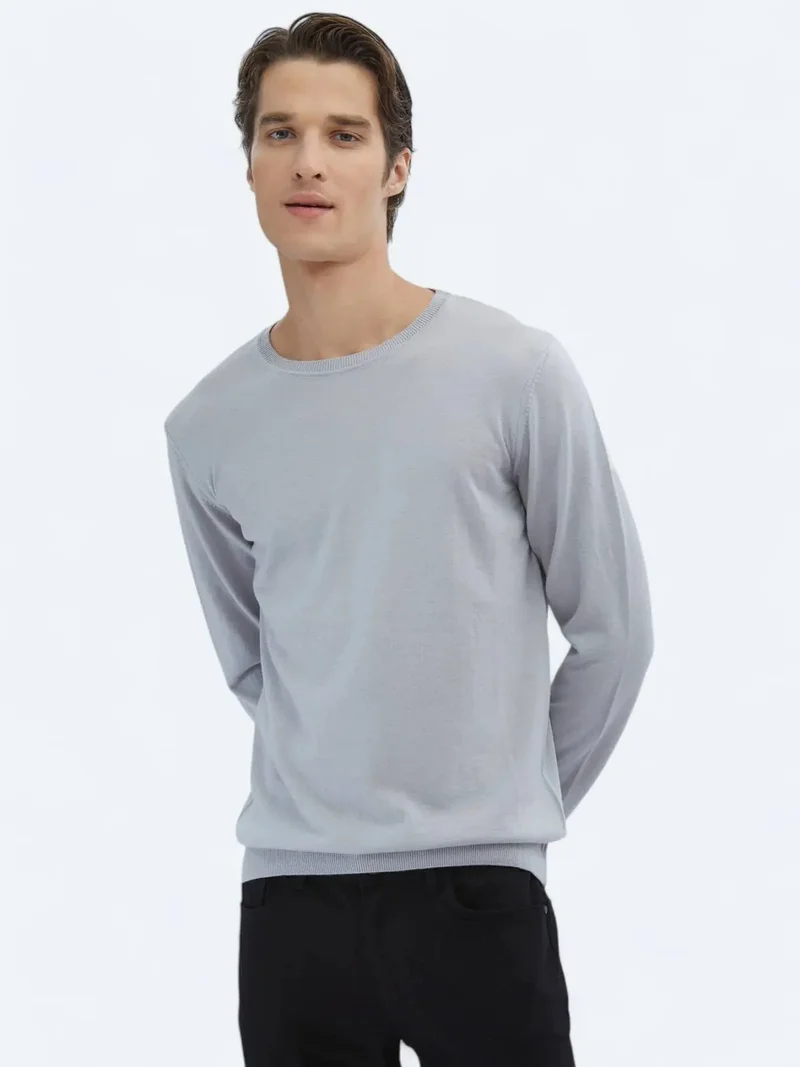 Kip Light Grey Sweater