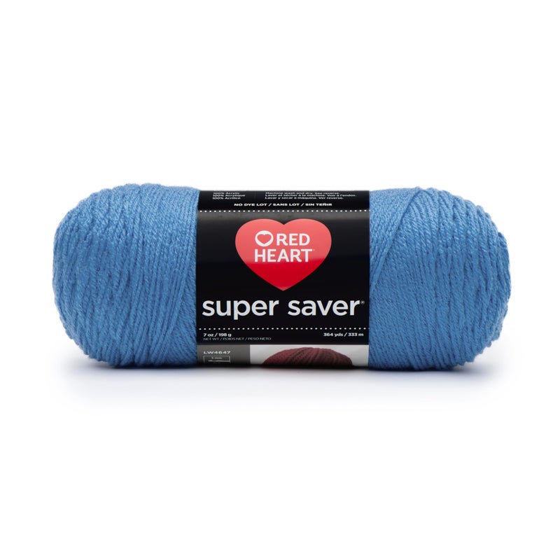 RED Heart Super Saver Yarn, Delft Blue - Image 1