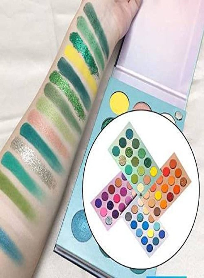 SKINPLUS Eyeshadow Palette 60 Colors Mattes And Shimmers High Pigmented Color Board Palette Long Lasting Makeup Palette Blendable Professional Eye Shadow Make Up Eye Cosmetic 80 g (Multi) - Image 3
