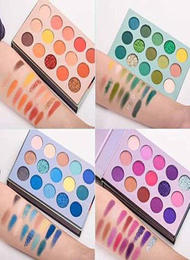 SKINPLUS Eyeshadow Palette 60 Colors Mattes And Shimmers High Pigmented Color Board Palette Long Lasting Makeup Palette Blendable Professional Eye Shadow Make Up Eye Cosmetic 80 g (Multi) - Image 2