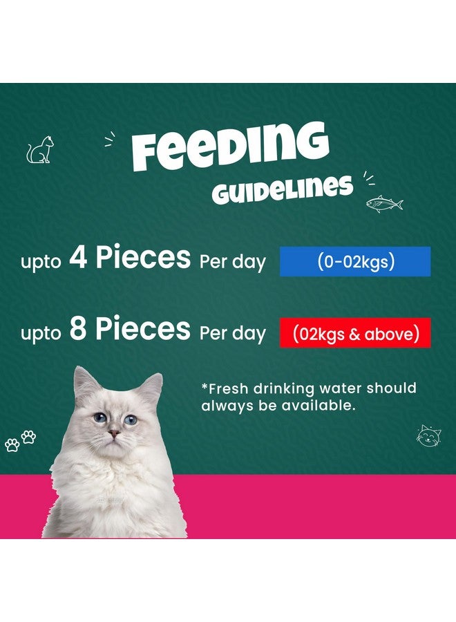 جووفى تريلز مكافآت القطط المجففة بالتجميد من Goofy Tails | مكافآت القطط من قطع التونة 30 جرام | مكافآت خالية من الجلوتين والحبوب للقطط | بروتين أوميجا 3، غني بمضادات الأكسدة | مكافآت سهلة الهضم للقطط والقطط الصغيرة - Image 5