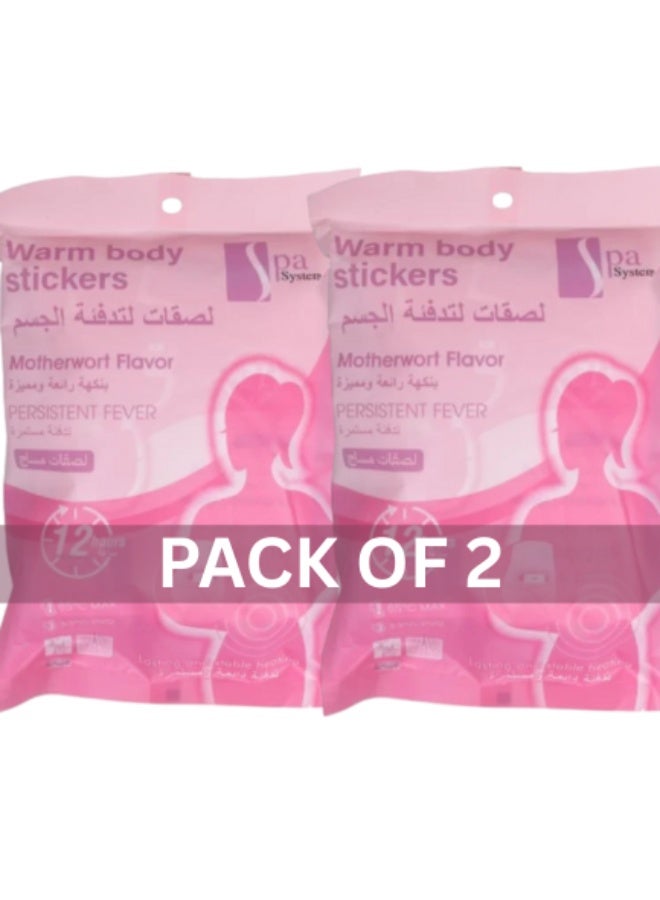Warm Body Stickers Persistent Fever 20 Pieces - PACK OF 2