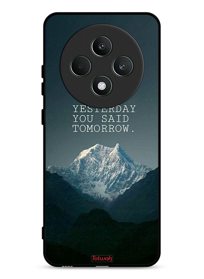 Tolwak Oppo Reno12 F 5G Protective Case Cover Yesterday You Said Tomorrow - Image 1