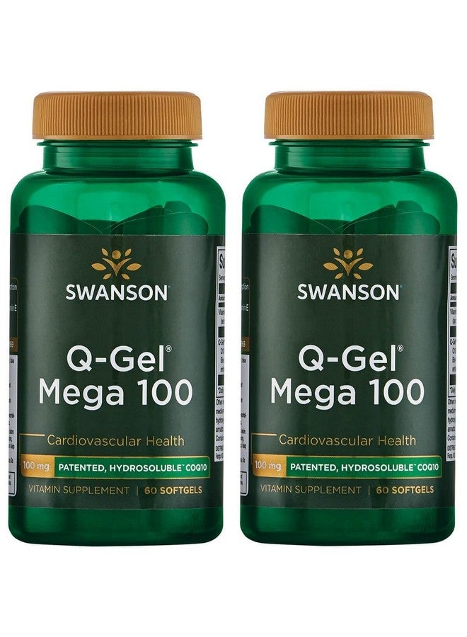 Swanson Q-Gel Mega 100 100 Milligrams 60 Sgels (2 Pack) - Image 1