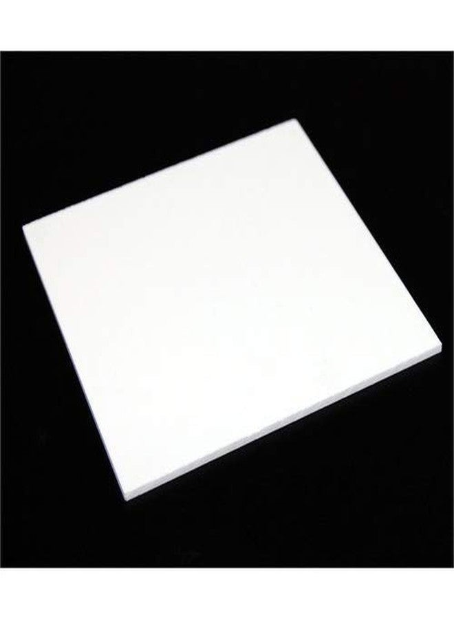 3D Sign لوح أكريليك شفاف متعدد الأغراض، أبيض، أسود، أحمر، ذهبي، بسماكة 3 مم (أبيض، 12 بوصة × 12 بوصة) - Image 1