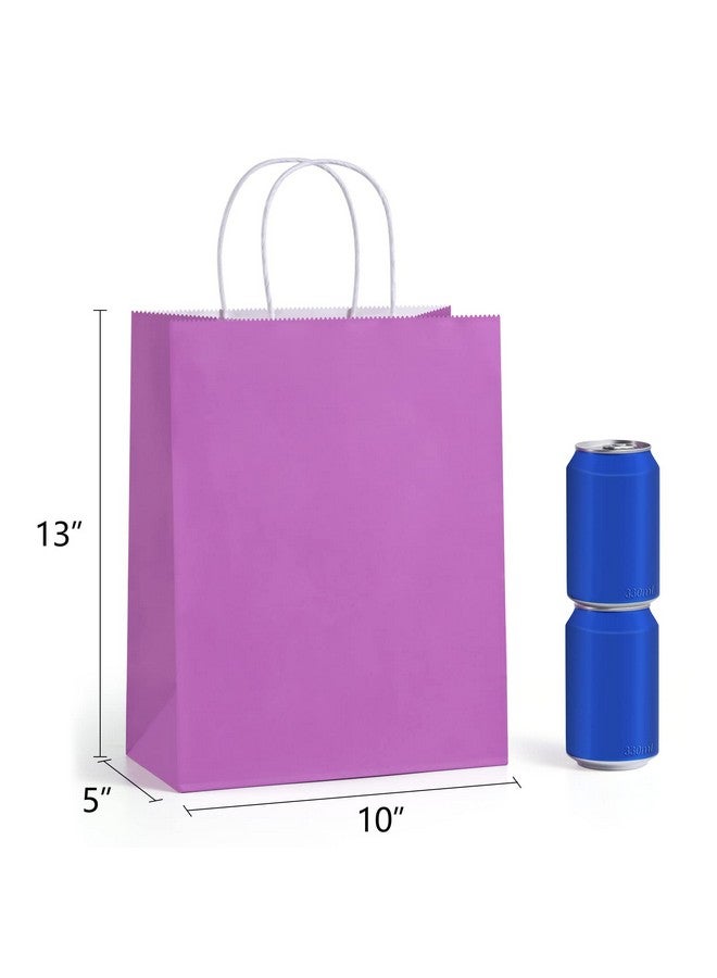 BagDream 24Pcs 10x5x13 Kraft Paper Party Favor Gift Bags with Handles Assorted Rainbow Colors for Wedding, Baby Shower, Birthday, Gifts, Shopping and Party Supplies - Image 5