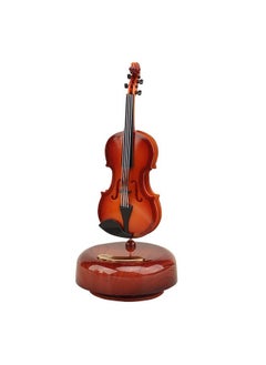 Beauenty Violin Music Box - Classical Music Box Mini Replica Instrument Crafts Decoration Gift Craft Home Office Ornament  - Image 1
