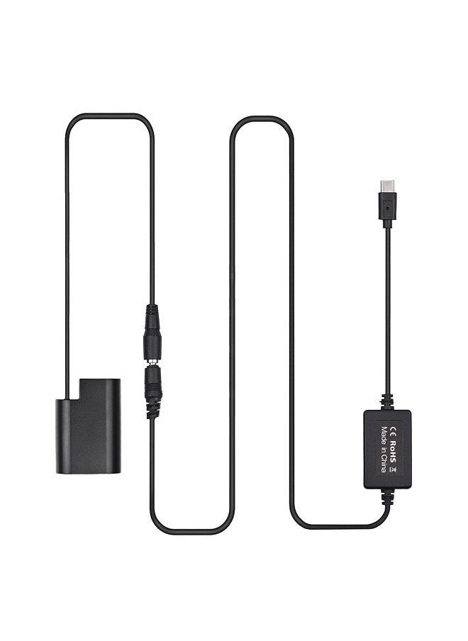 PD USB Type-C Cable to DMW-DCC12 Dummy Battery DC Coupler DMW-BLF19  Replacement for Panasonic LUMIX DMC-GH3 DMC-GH4 DMC-GH3K DMC-GH4K DC-GH5 DC-G9