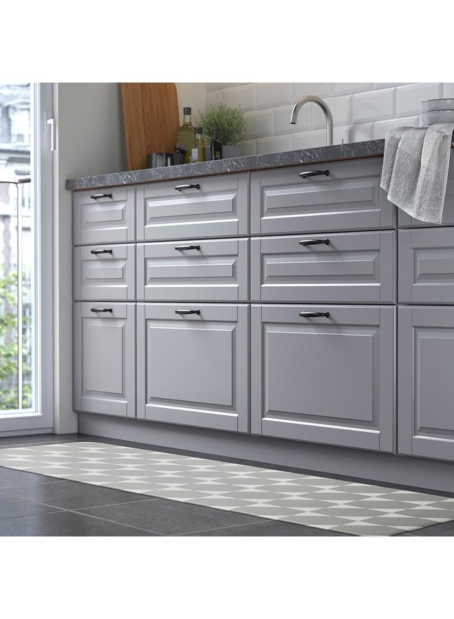 erorex Kitchen mat, grey/white, 45x120 cm - Image 2