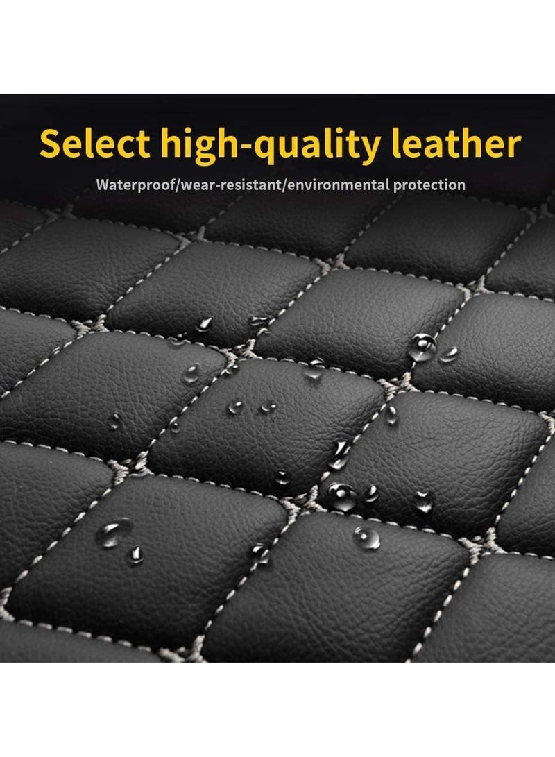 WINCA Car Floor Mats Compatible With Chevrolet camaro 2010-2015 PVC Leather Non-slip Weather Color Available (saffron)  - Image 4