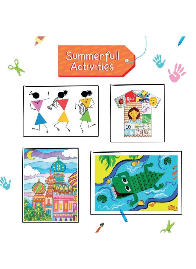 Lighthouse LIGHTHOUSE Holiday Art and Craft Kit for Kids, DIY Craft, Activity Kit for Boys and Girls | 10 Activities Kit for 7 to 10 Years Kids, Learn and Play Creativity Kit | Best Gift for Kids, Contains Paint Brush, Glue, Colors & More | Series-1  - Image 5