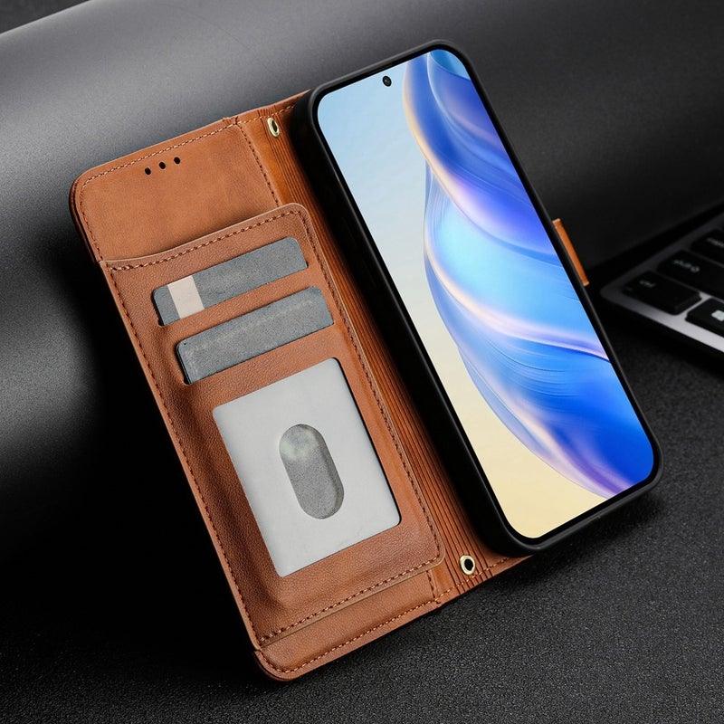 HuHa Protective Cover OnePlus Ace Pro / OnePlus 10T Global Multi-Card Slots Zipper Wallet Leather Phone Case(Brown) - Image 2
