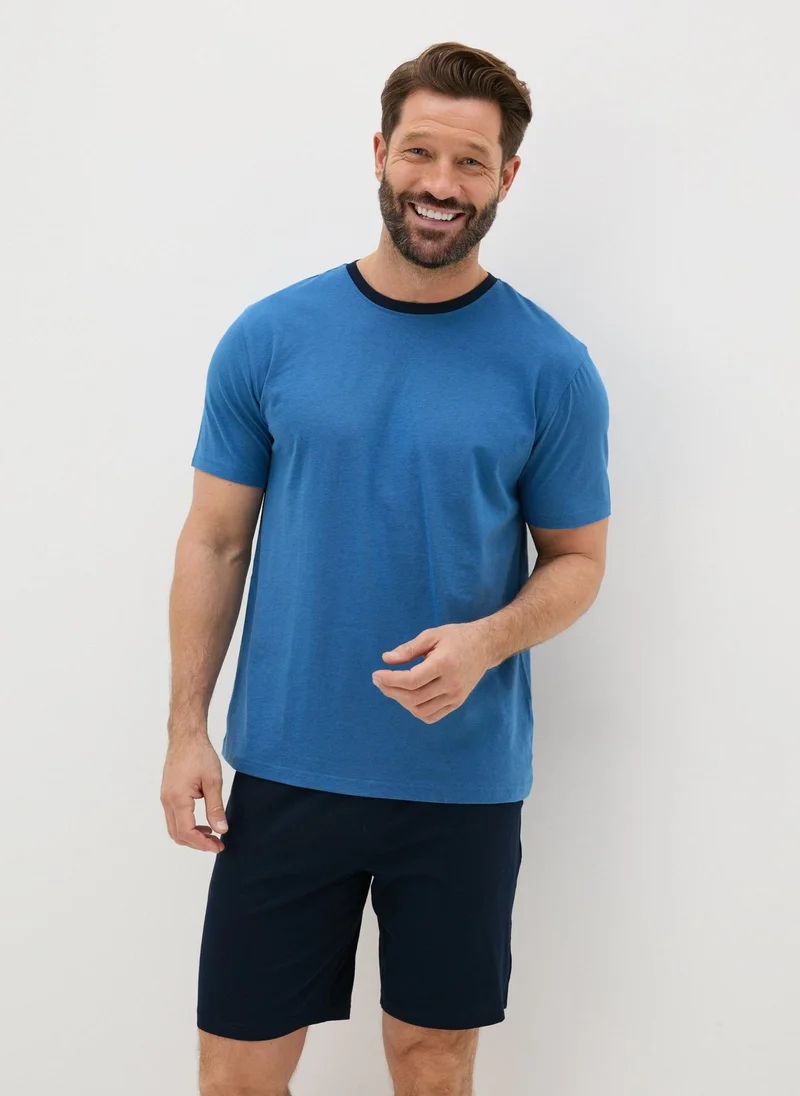 Matalan Blue Short Pyjama Set