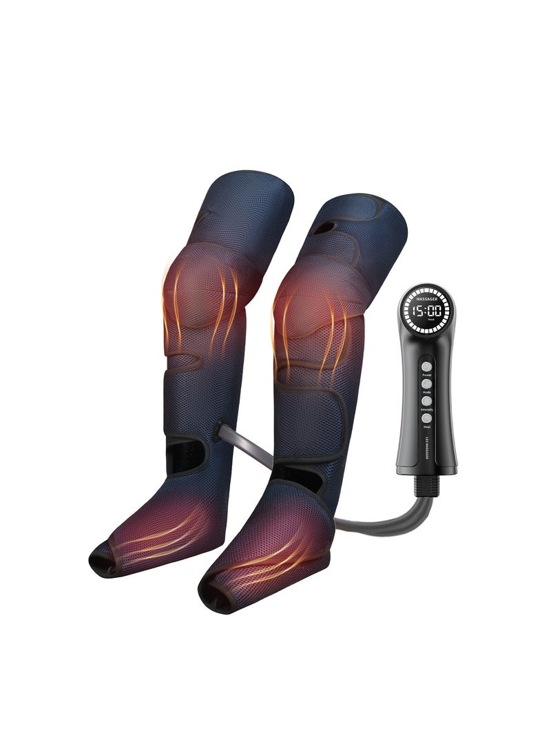 M MIAOYAN Leg massager with hot air compression massage function, suitable for feet and calves, helps blood circulation and muscle relaxation)  - Image 1