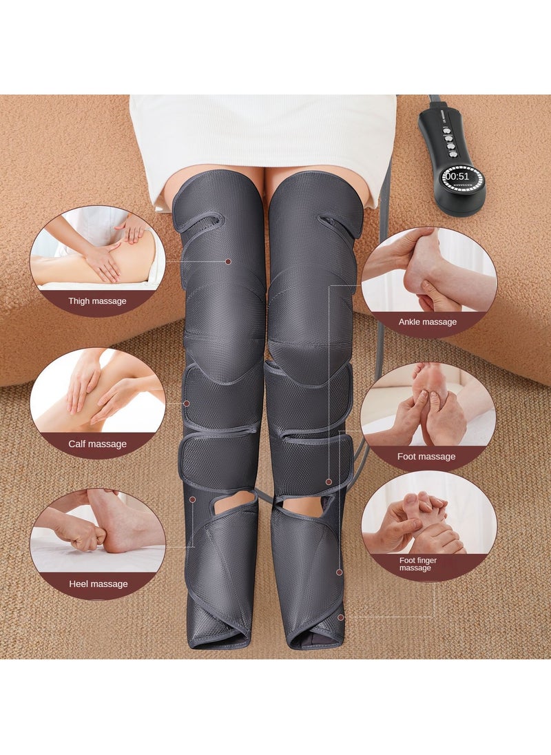 M MIAOYAN Leg massager with hot air compression massage function, suitable for feet and calves, helps blood circulation and muscle relaxation)  - Image 2