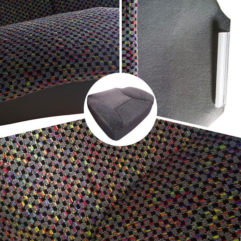 sportuli Gray Driver Side Bottom Cloth Seat Cover Replace for 1998-2002 Dodge Ram 1500 2500 3500 (98-02) - Image 4