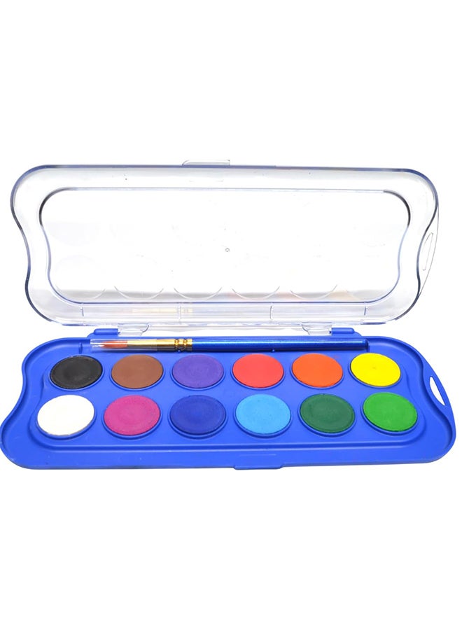 DOMS WATER COLOUR CAKES 23MM 12 SHADES - Image 1