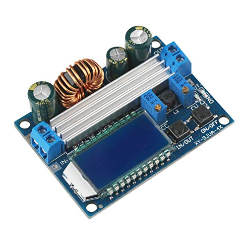 REES52 Buck Boost Converter Display, Buck-Boost Board DC 5.5-30V 12v to DC 0.5-30V 5v 24v Adjustable Constant Current Voltage Step UP Down Voltage Regulator 4A 35W Power Supply Module - Image 5
