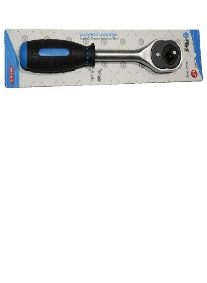 Wika Ratchet Wrench Handle, WK17078, 1/2 Inch Drive, 10 Inch