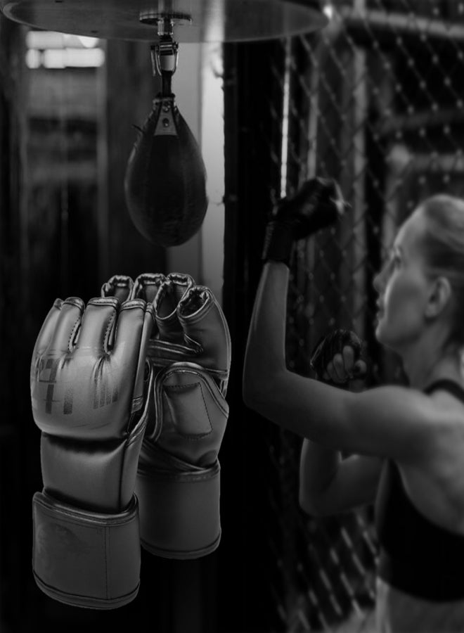 ZTTY Men Women Kickboxing Gloves Boxing Gloves with Open Palm Punching Bag Gloves for Boxing Kickboxing Sparring Muay Thai - Image 2