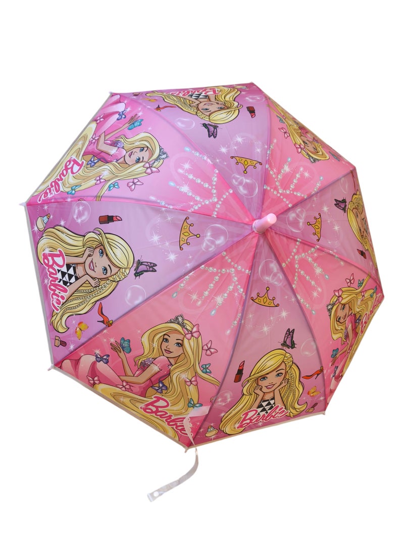 باربي مظلة قابلة للطي باللون الوردي للأطفال - Image 2