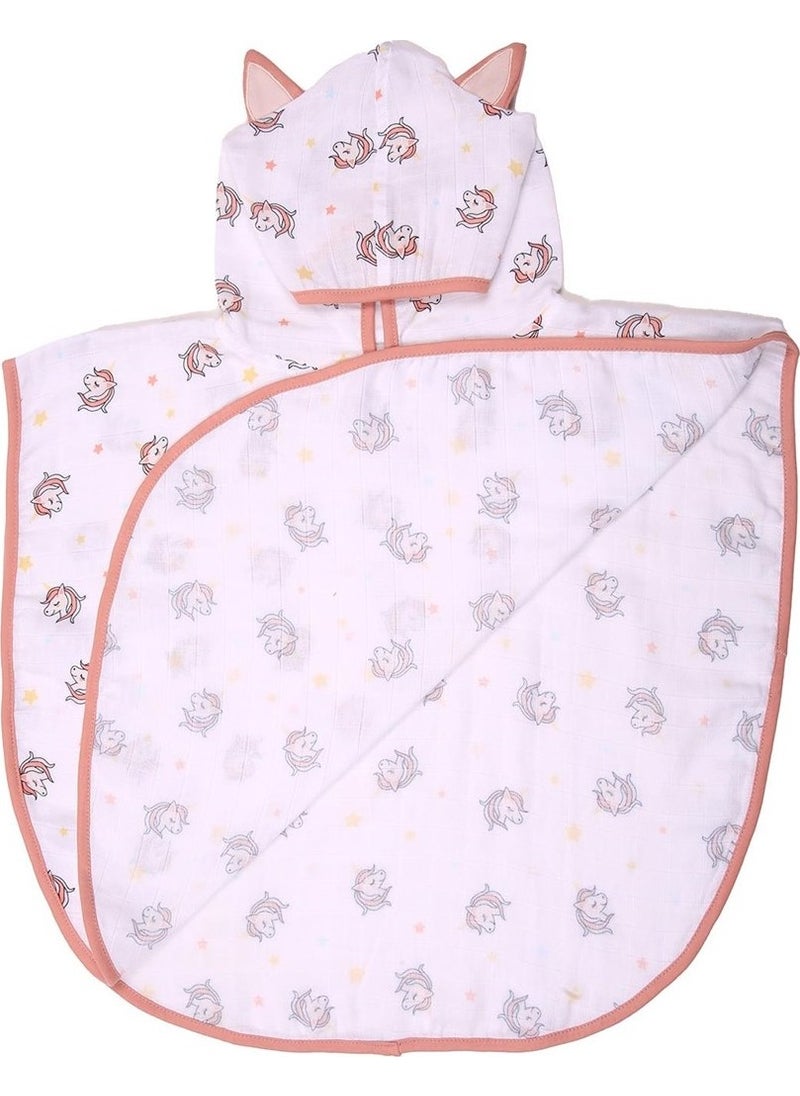 Miespiga Unicorn Baby Muslin Poncho  - Image 2