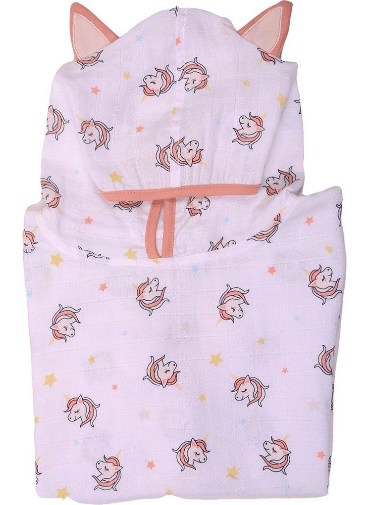 Miespiga Unicorn Baby Muslin Poncho  - Image 5