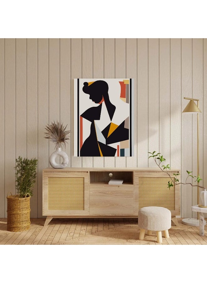 Walliv Abstract Women Canvas Art For Elegant Home Decor 50x75cm.  - Image 3