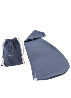 ldeen Hair Towel - Navy 