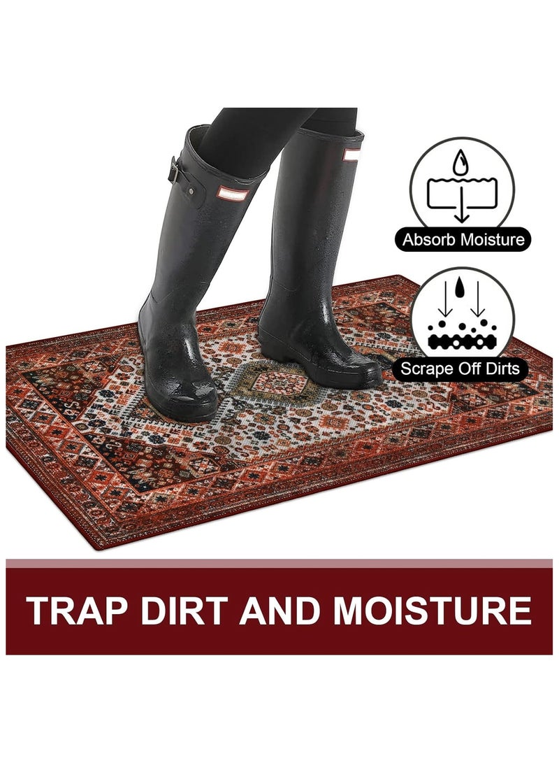 Anna Durable Non-Slip Crystal Velvet Absorbent Door Mat for Home Entry - Image 5