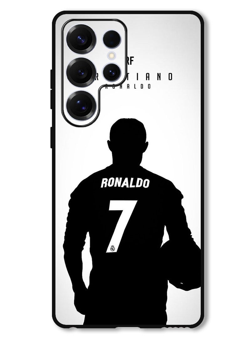 Theodor Protective Case Anti Scratch Shock Proof Bumper Cover For Samsung Galaxy S25 Ultra RF Cristiano Ronaldo - Image 1