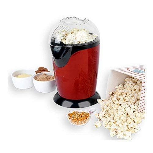 PRISO Oil Free Household Hot Air Popcorn Electric Machine with Measuring Cup And Removable Snack Maker With Removable Lid Perfect For Movie Nights And Family Gatherings - Image 4