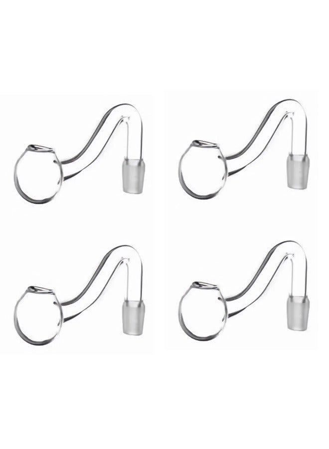 4Pcs 10mm Glass Mini inflow Pipe,Inflow Pipe Water Pump Aquarium FilterTubing, Surface Skimmer, AquariumPlanted Tank Aquascaping Fish TankAccessories, for Fish Tank - Image 1