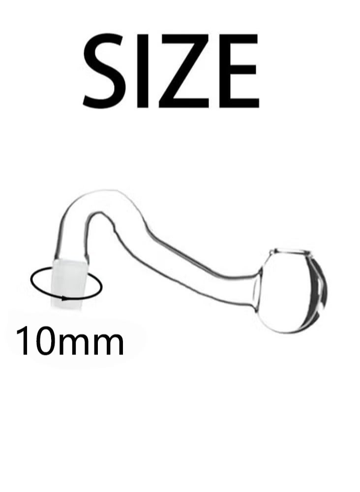 4Pcs 10mm Glass Mini inflow Pipe,Inflow Pipe Water Pump Aquarium FilterTubing, Surface Skimmer, AquariumPlanted Tank Aquascaping Fish TankAccessories, for Fish Tank - Image 3