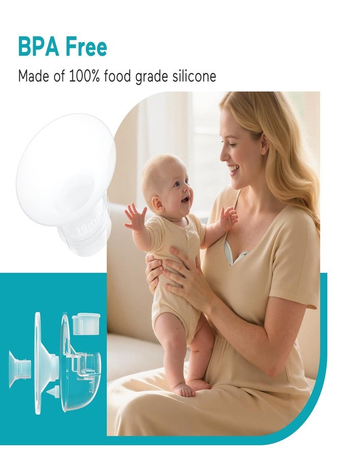 Paruu P16 Flange Insert 19mm, Original Replacement Only for P16 Wearable Breast Pump, 4 Pack Original Accessories - Image 4