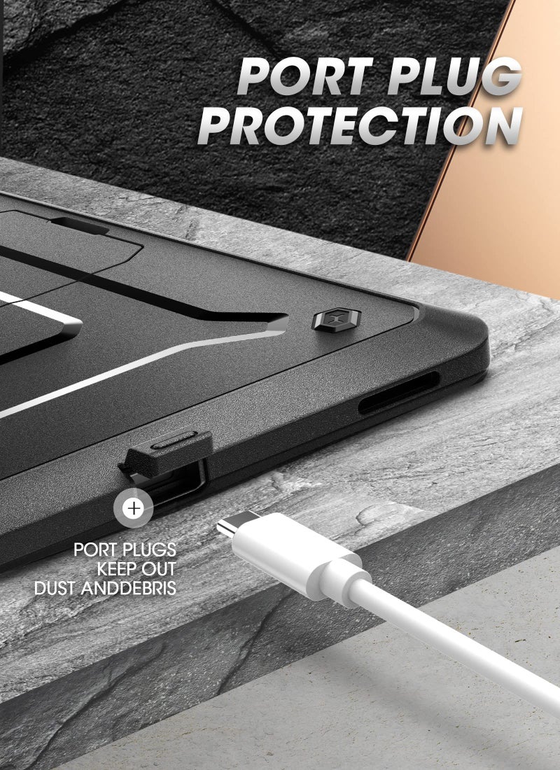 SUPCASE for Samsung Galaxy Tab S9 FE 10.9 inch Case with Stand (Unicorn Beetle Pro), [Built-in Screen Protector & S Pen Holder] Full-Body Heavy Duty Rugged Tablet Cover for Tab S9 FE 2025, Black - Image 5