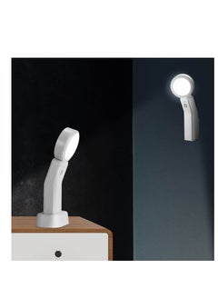 Motion Sensor Light Indoor Rechargeable Battery Powered LED Night Light with PIR Montion Sensor Bedroom Dusk to Dawn Light Sensor Auto Light Desk Lamp & Flashlight [White Light Energy Class A+++]