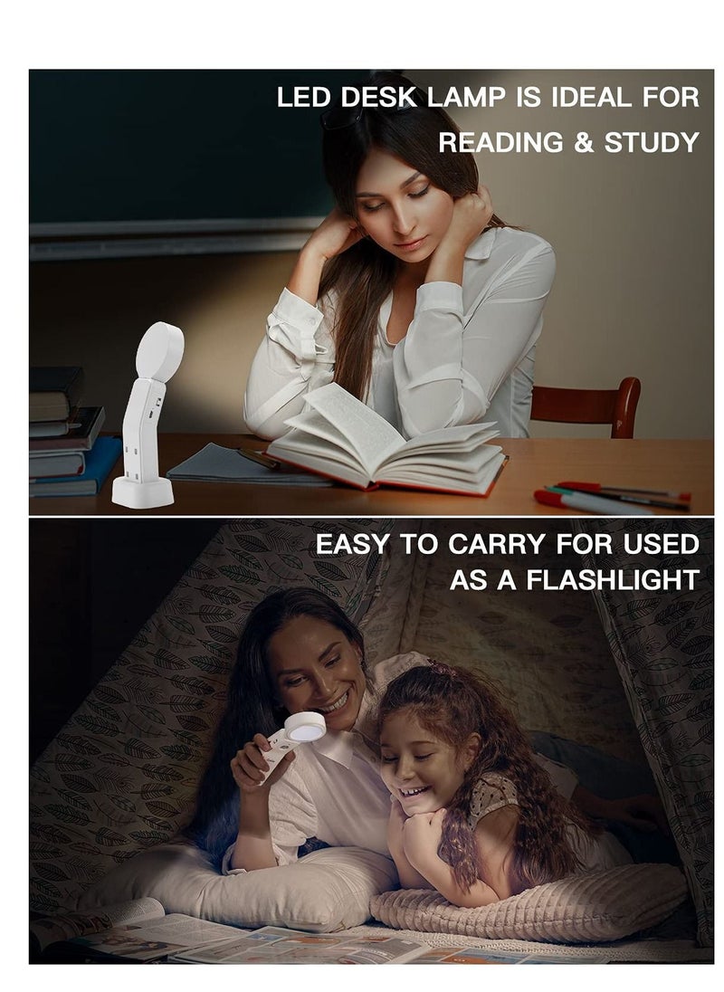 SYOSI - Motion Sensor Light Indoor Rechargeable Battery Powered LED Night Light with PIR Montion Sensor Bedroom Dusk to Dawn Light Sensor Auto Light Desk Lamp & Flashlight [White Light Energy Class A+++] - Image 1