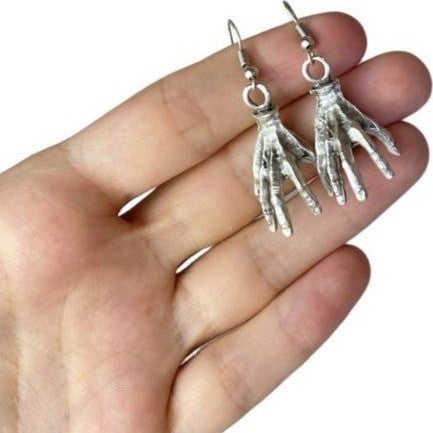 Everything Nota Wednesday Hand Gothic Claw Earring