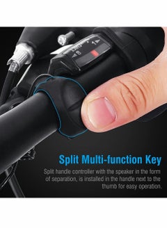 KASTWAVE Bike Horn, 120dB Adjustable Volume Electronic Bicycle Bell, 4 Sound Modes Bike Whistle  - Image 2