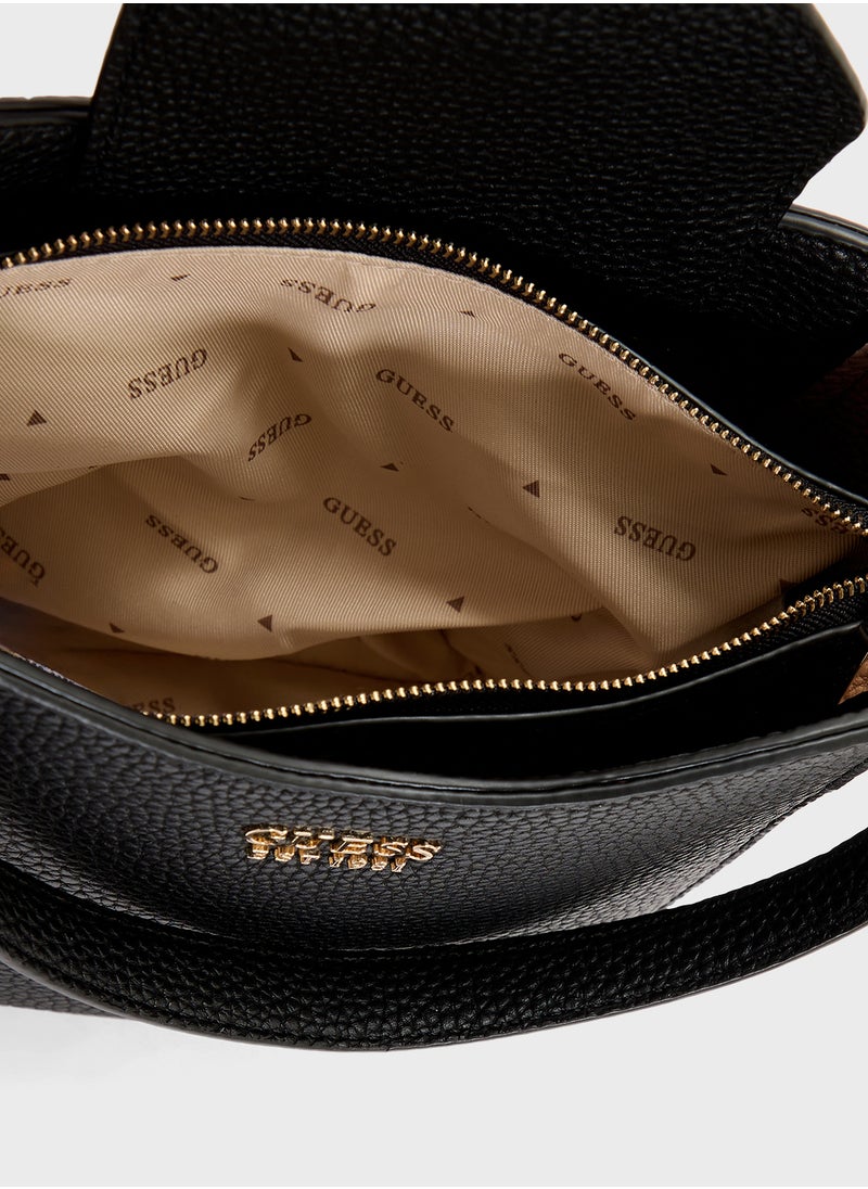 GUESS Brenton Girlfriend Satchel  - Image 5