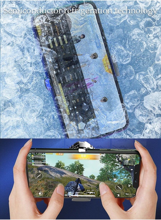 DUNISO Phone Cooler for Live Streaming and Gaming, Fast Phone Cooling Fan, Cellphone Radiator for Mobile Gaming TikTok Live Stream, Fit All Types of iPhone Android Smartphones  - Image 5