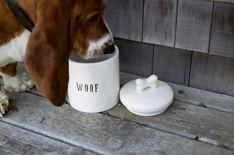 Creative Co-op Woof Jar with Bone Handle on Lid - Image 3